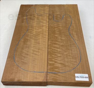 Body Alder, European Curly, Choco, 2-pcs., Unique Piece #009